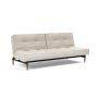 Innovation Living Splitback Styletto Sofa Bed Dark Wood - stof 280