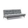 Innovation Living Splitback Styletto Sofa Bed Dark Wood - stof 565