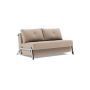 Innovation Living Cubed 140 Chrome Sofa Bed - stof 417