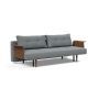 Innovation Living Recast Sofa Bed Dark Styletto With Arms - stof 320
