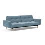 Innovation Living Splitback Styletto Sofa Bed Dark Wood With Arms - stof 525