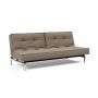 Innovation Living Splitback Chrome Sofa Bed - stof 850