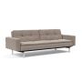 Innovation Living Dublexo Chrome Sofa Bed With Arms - stof 318