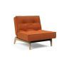 Innovation Living Splitback Eik Chair Oak - stof 412