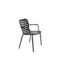 Garden Armchair Vondel Black