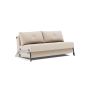 Innovation Living Cubed 160 Chrome Sofa Bed - stof 410