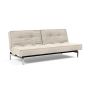Innovation Living Splitback Chrome Sofa Bed - stof 594