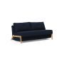 Innovation Living Cubed 160 Wood Sofa Bed - stof 528