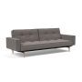 Innovation Living Splitback Styletto Sofa Bed Light Wood With Arms - stof 521