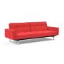 Innovation Living Splitback Chrome Sofa Bed With Arms - stof 511