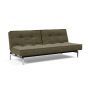 Innovation Living Splitback Chrome Sofa Bed - stof 316