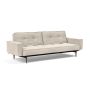 Innovation Living Splitback Styletto Sofa Bed Dark Wood With Arms - stof 594