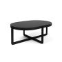 Coffee Table Centre Oval Black