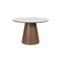 Dining Table Almira Round Walnut