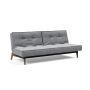 Innovation Living Splitback Eik Sofa Bed Smoked Oak - stof 565