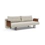 Innovation Living Recast Sofa Bed Dark Styletto With Arms - stof 527