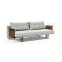 Innovation Living Recast Sofa Bed Dark Styletto With Arms - stof 888