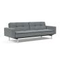 Innovation Living Dublexo Chrome Sofa Bed With Arms - stof 320