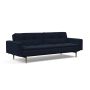 Innovation Living Dublexo Styletto Sofa Bed Dark Wood With Arms - stof 528