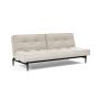 Innovation Living Splitback Styletto Sofa Bed Black Wood - stof 280