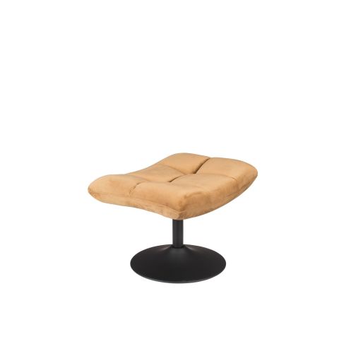Hocker Bar Velvet Golden Brown