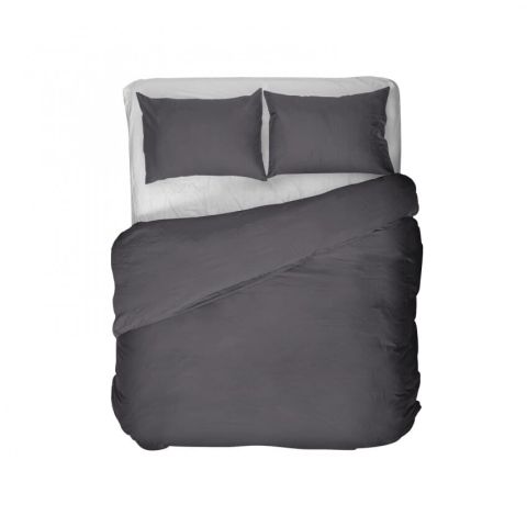 Kayori dekbedovertrek Showa Flanel - Antracite