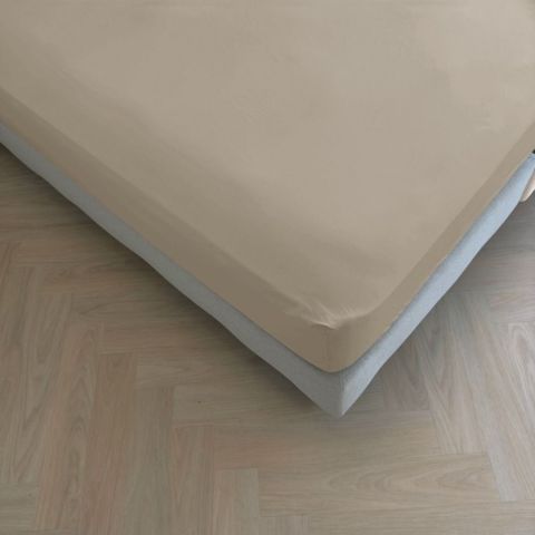 Kayori Puro Topper Hoeslaken Katoen-Perkal Zand