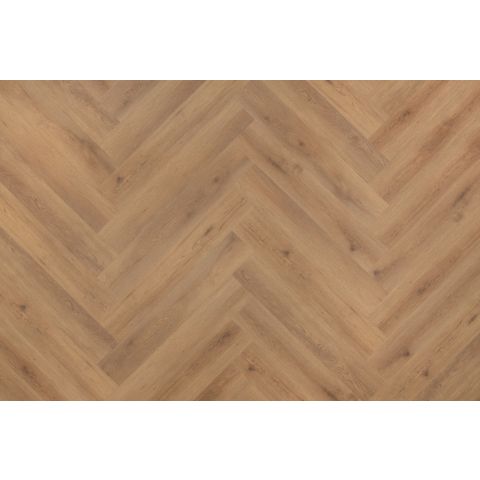 Floer Plak PVC Walvisgraat Narwal Nootbruin