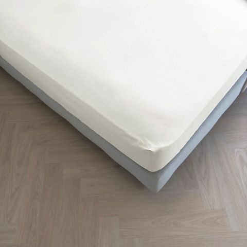 Kayori Puro Hoeslaken Katoen-Perkal Wit