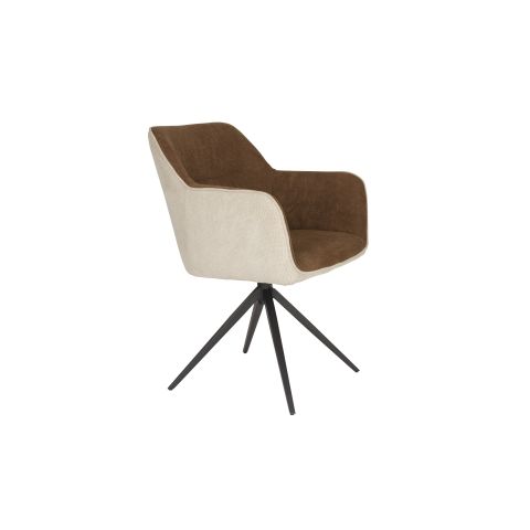 Armchair Daley Beige/Brown
