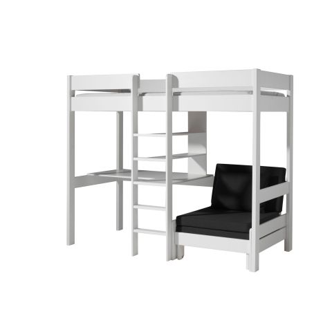 HOOGSLAPER MET ZETELBED WIT