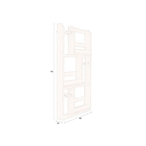 Wine Shelf Myron Red