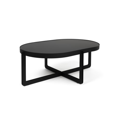Coffee Table Centre Oval Black